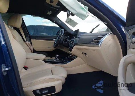 2022 BMW X3 Sdrive30I z USA, uszkodzony, nr VIN 5UX43DP09N9N42642